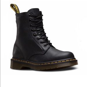 Dr. Martens Pascal Virginia Black Combat Boots.